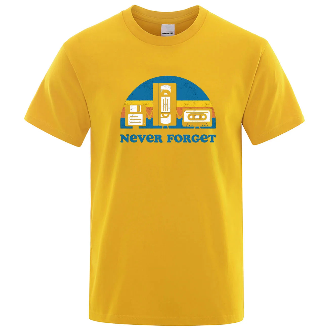 Never Forget the Good Old Days: A Retro Tech T-Shirt