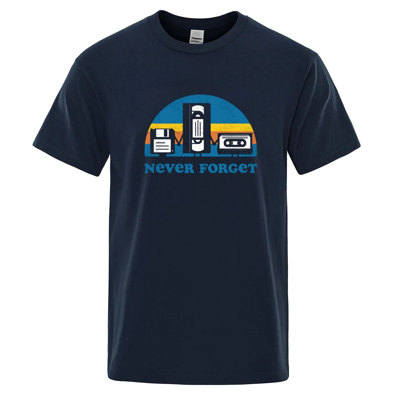 Never Forget the Good Old Days: A Retro Tech T-Shirt