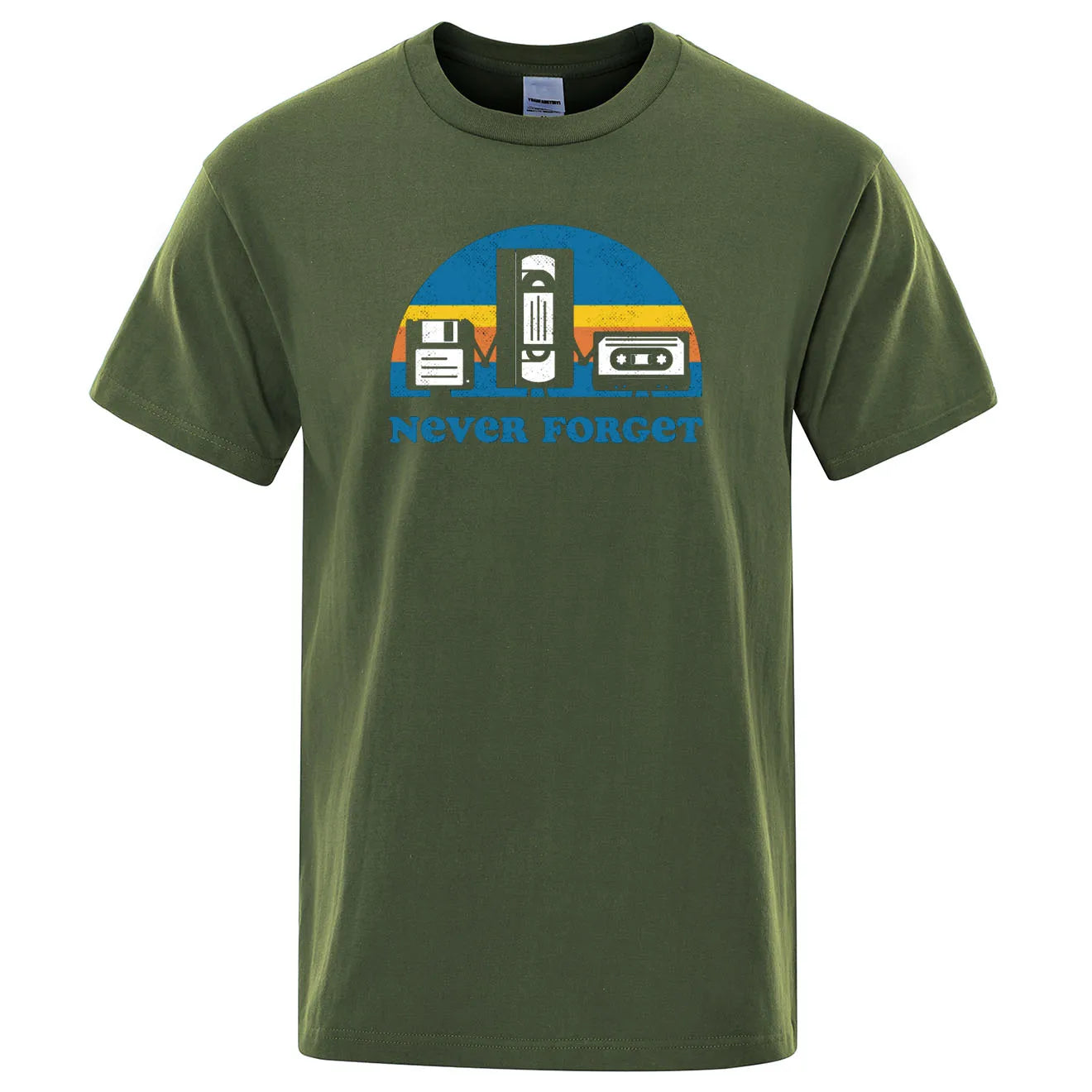 Never Forget the Good Old Days: A Retro Tech T-Shirt