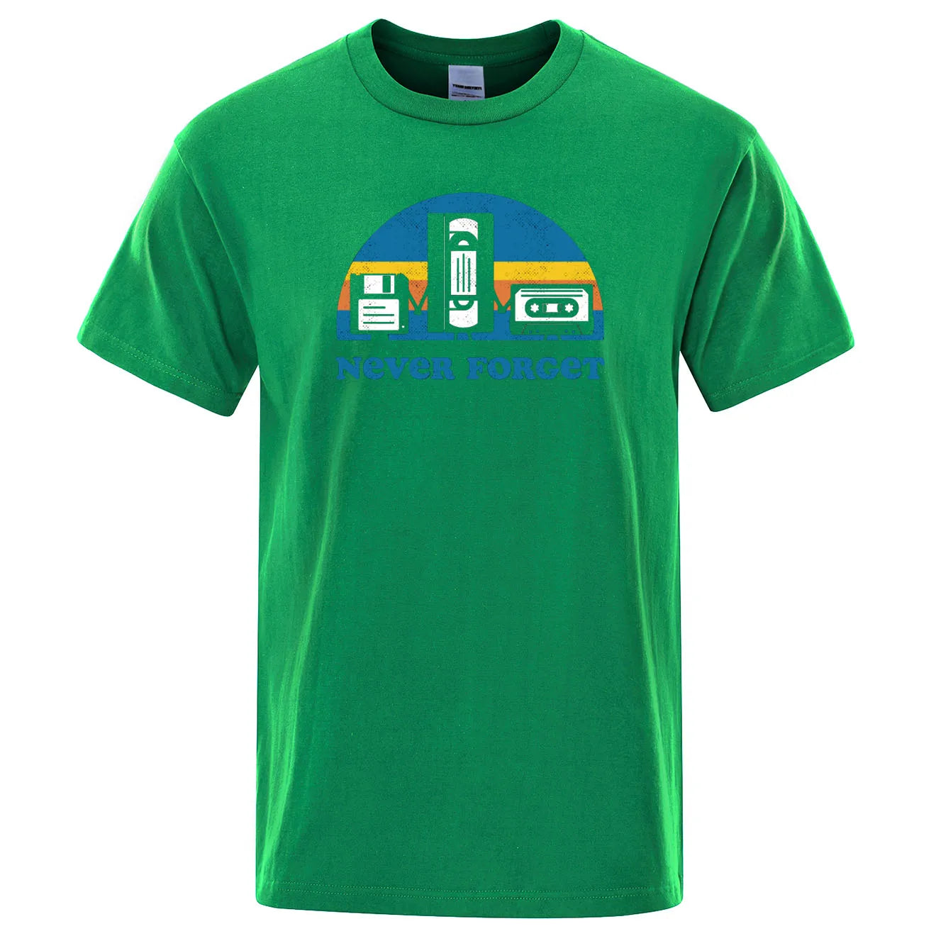 Never Forget the Good Old Days: A Retro Tech T-Shirt