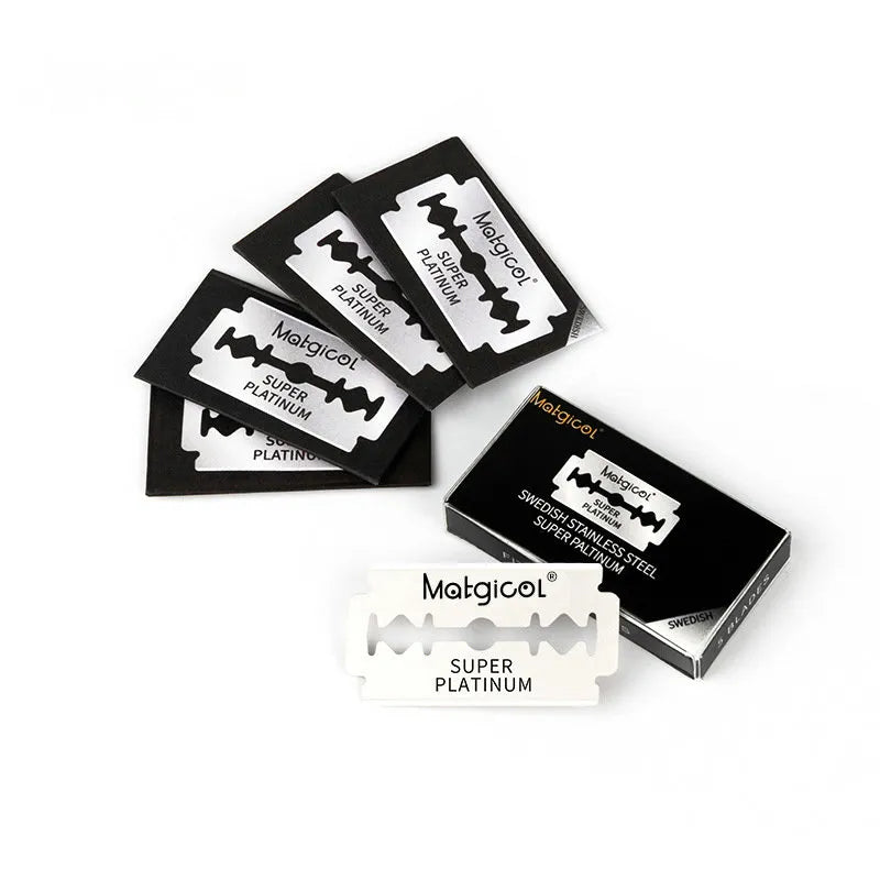 Experience Precision Shaving with our Stainless Steel Double Edge Razor Blades - Pack of 100/50/30