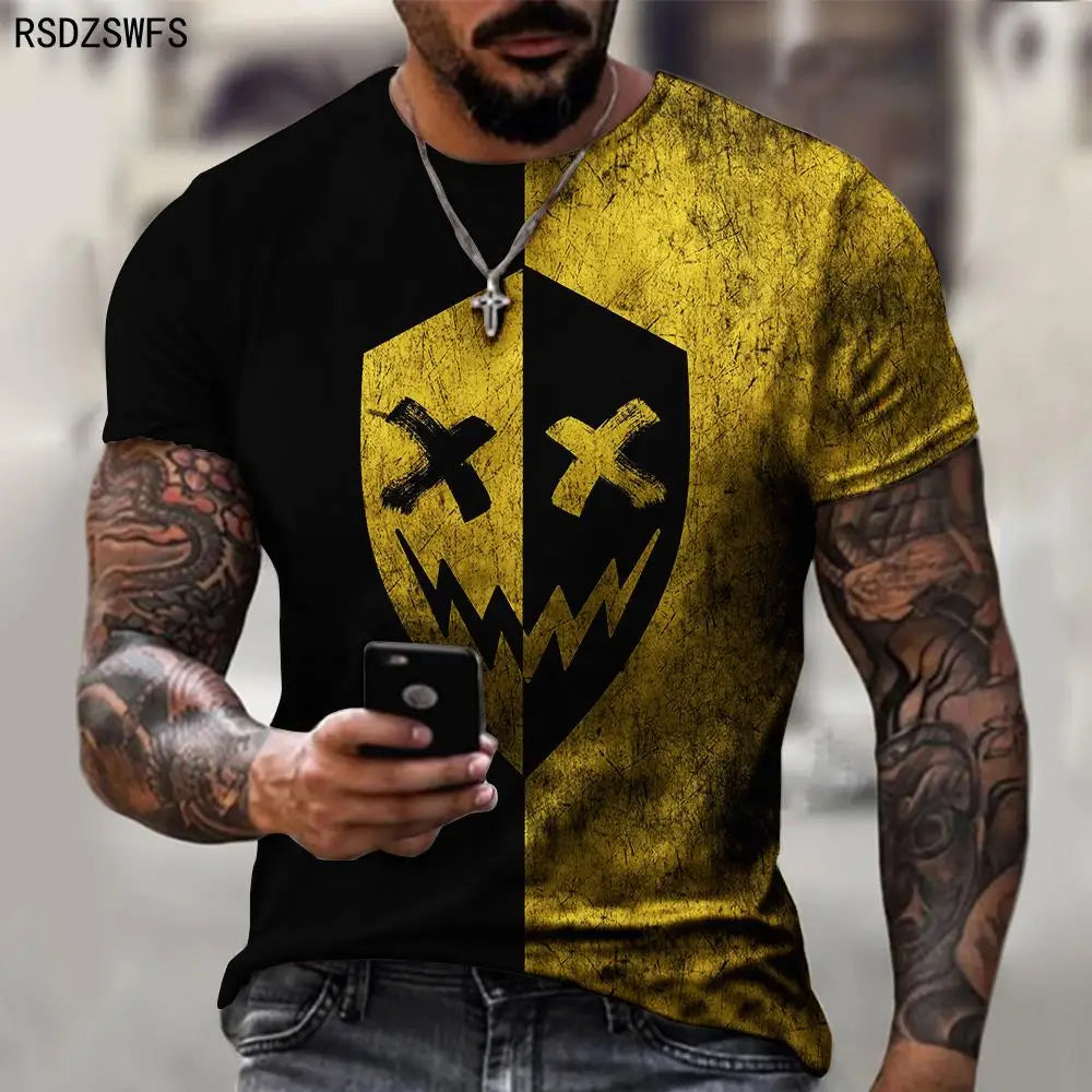 Menacing Smile: A Bold and Edgy T-Shirt