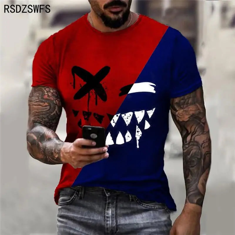 Menacing Smile: A Bold and Edgy T-Shirt