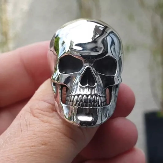 Ghost Head Skull Ring: Unleash Your Dark Side