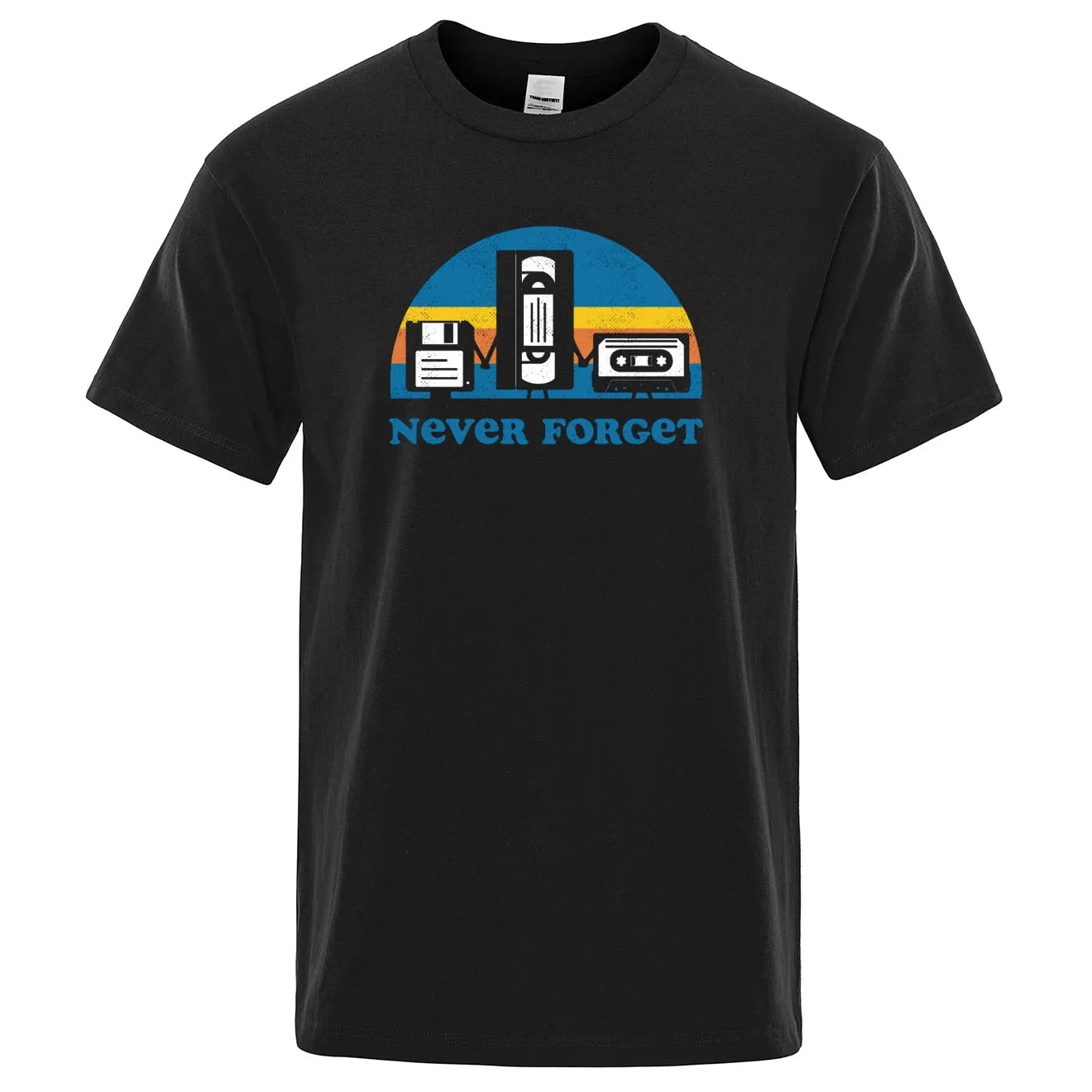Never Forget the Good Old Days: A Retro Tech T-Shirt