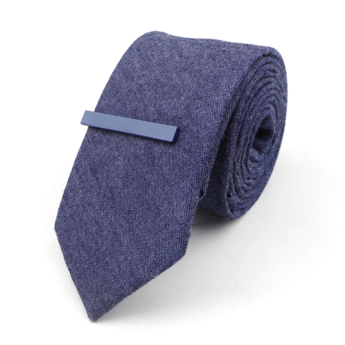 Bold and Bright: Solid Color Tie and Clip Set