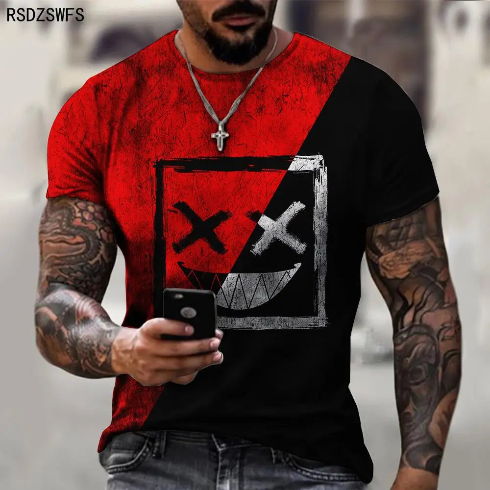 Menacing Smile: A Bold and Edgy T-Shirt