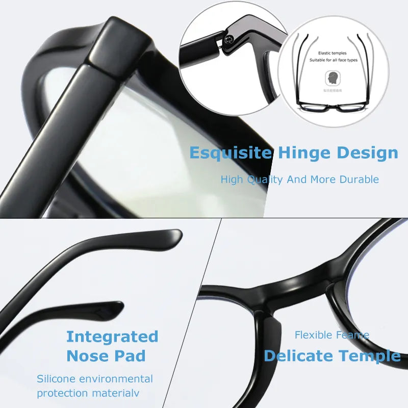 Crixalis Anti Blue Light Reading Glasses - TR90 Flexible Frame