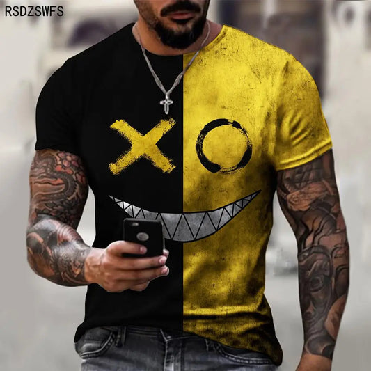 Menacing Smile: A Bold and Edgy T-Shirt