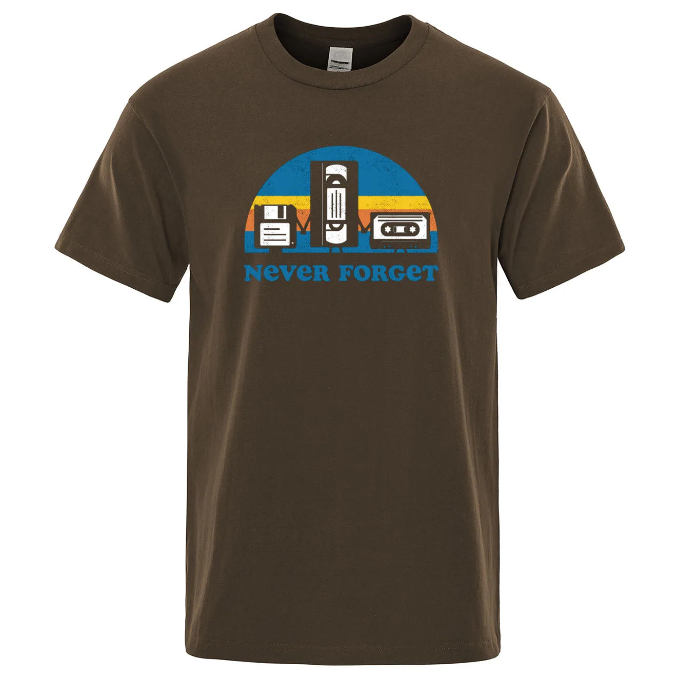 Never Forget the Good Old Days: A Retro Tech T-Shirt