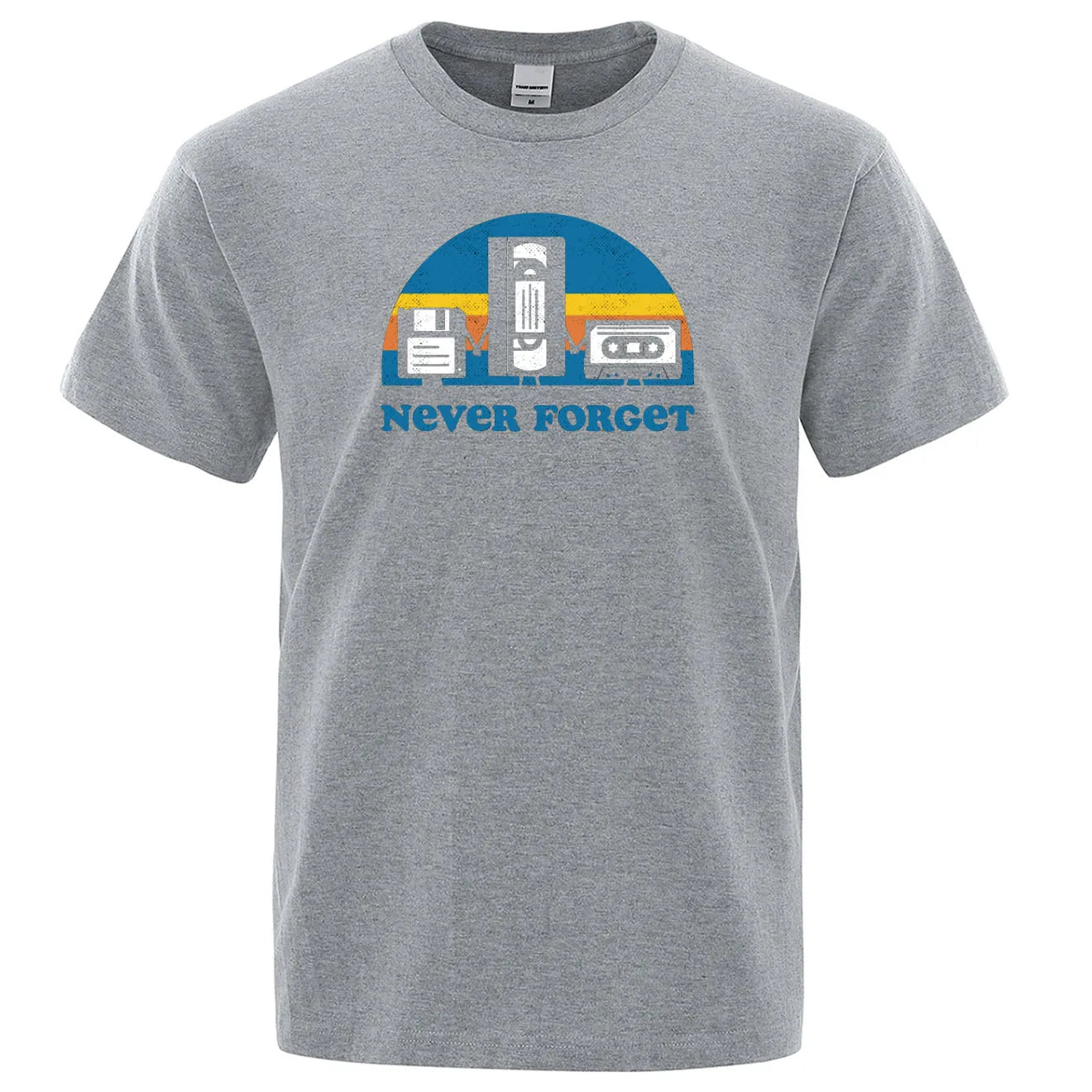 Never Forget the Good Old Days: A Retro Tech T-Shirt