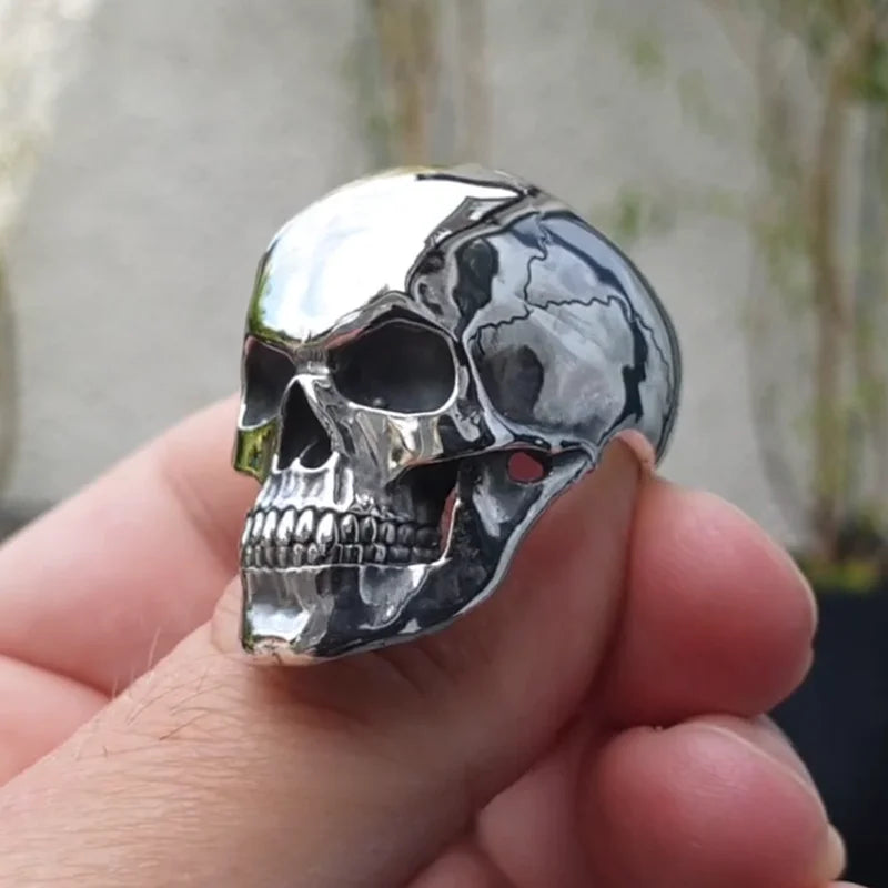 Ghost Head Skull Ring: Unleash Your Dark Side
