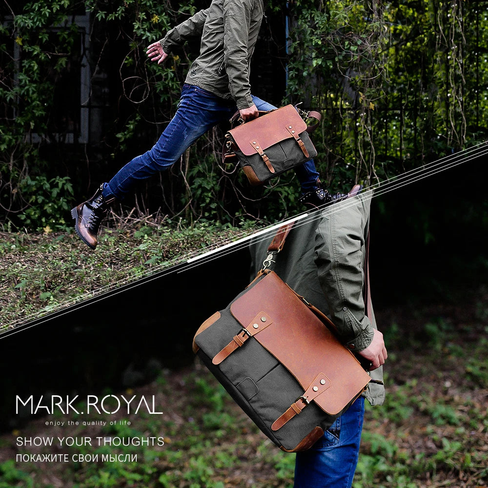 MarkRoyal Vintage Leather Messenger Bag: Your Stylish Everyday Carry