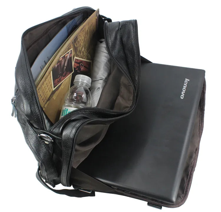 Fashion Full Grain Leather Travel Bag - The Epitome of Style and Functionality
