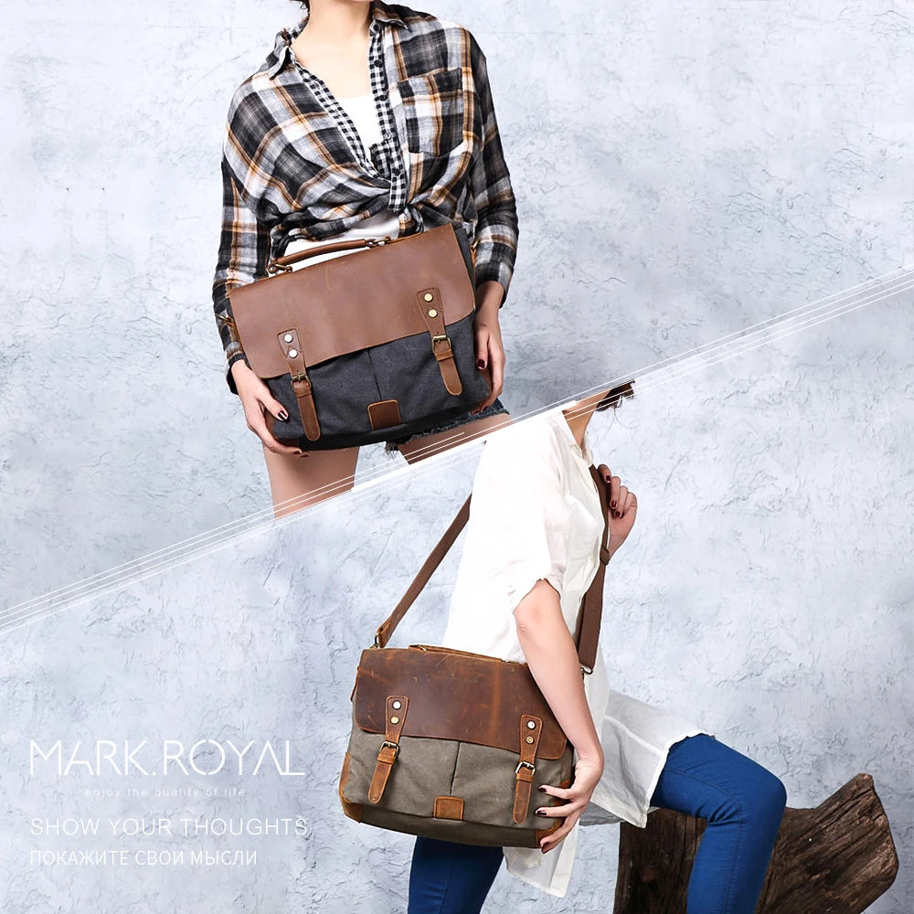 MarkRoyal Vintage Leather Messenger Bag: Your Stylish Everyday Carry