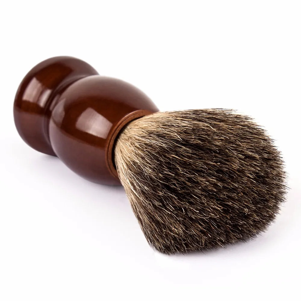 QShave Pure Badger Hair Shaving Brush - Enhance Your Shaving Ritual with Premium Quality