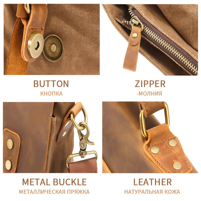 MarkRoyal Vintage Leather Messenger Bag: Your Stylish Everyday Carry