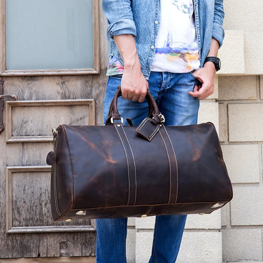 Vintage Leather Duffel Bag: A Timeless Travel Companion