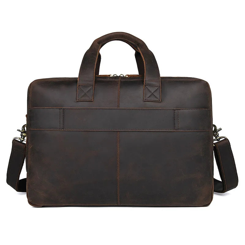 Rugged Leather Briefcase: Your Professional Companion