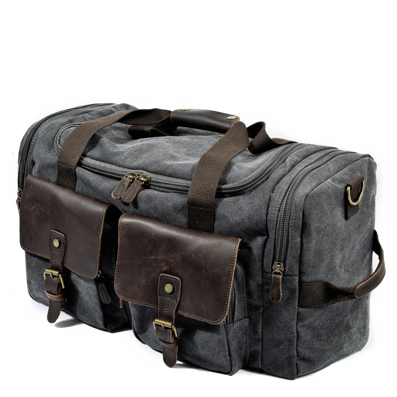 Vintage Canvas Leather Duffel Bag: Your Stylish Travel Companion