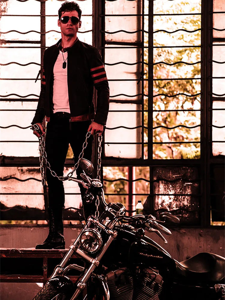 Wolverine-Inspired Leather Jacket