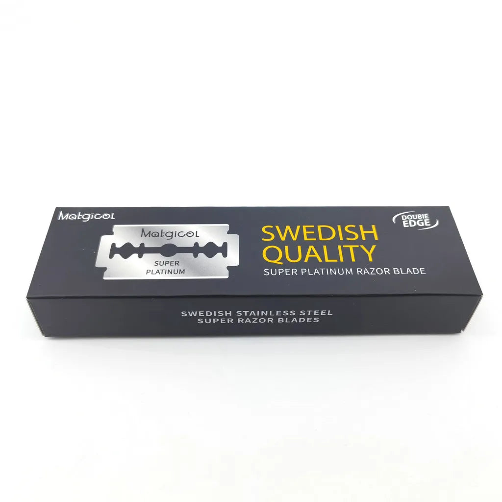Experience Precision Shaving with our Stainless Steel Double Edge Razor Blades - Pack of 100/50/30