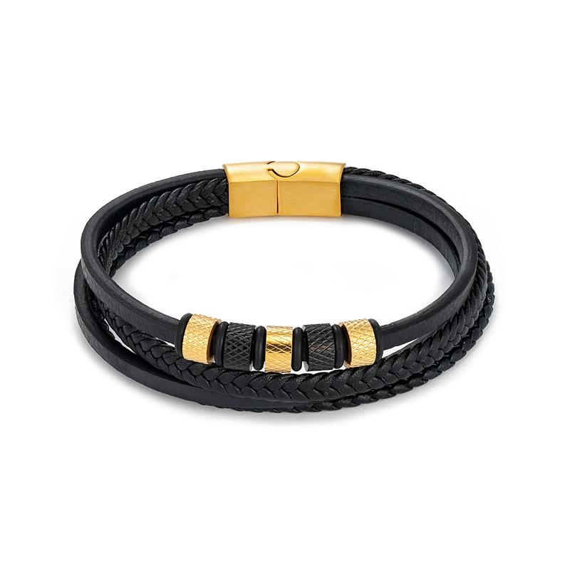 Luxury Stainless Steel Beaded Bracelet