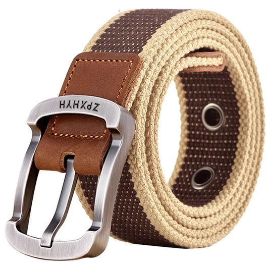 Canvas Tactical Belt: Versatile Style for Casual Comfort and Fashion