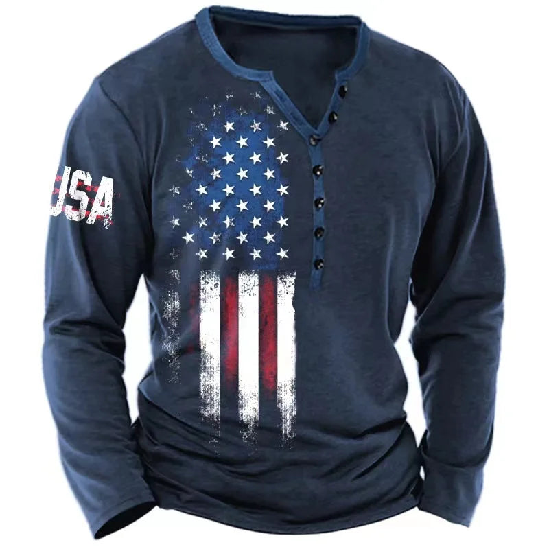 Patriotic Vibes: A Classic American T-Shirt