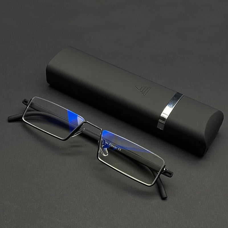 May Flower TR90 Blue Light Reading Glasses - Stylish Presbyopic Eyewear