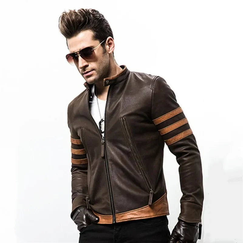 Wolverine-Inspired Leather Jacket