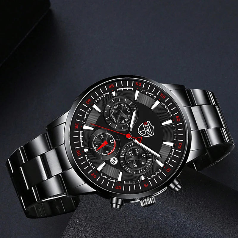 Sleek Stainless Steel Men's Watch