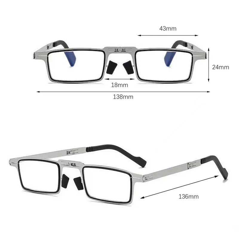 Portable Smart Folding Reading Glasses - Blue Light Blocking Eyewear