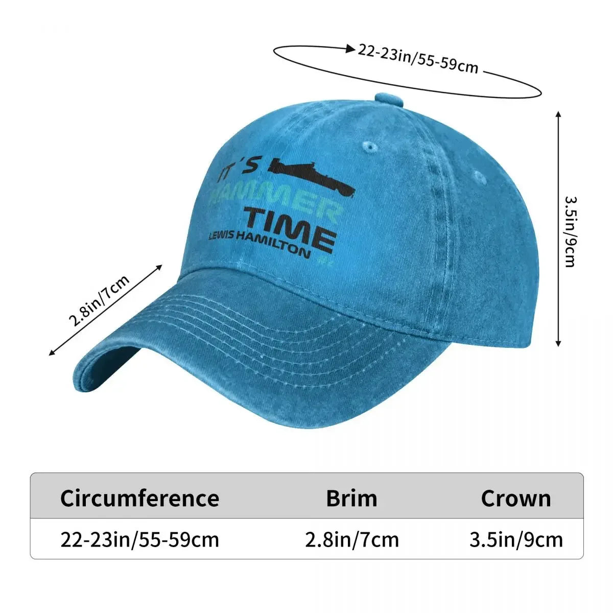 Hammer Time! Lewis Hamilton Formula 1 Cap