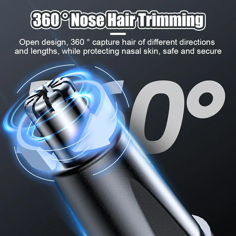 Effortless Grooming with our Rechargeable Electric Nose Hair Clipper