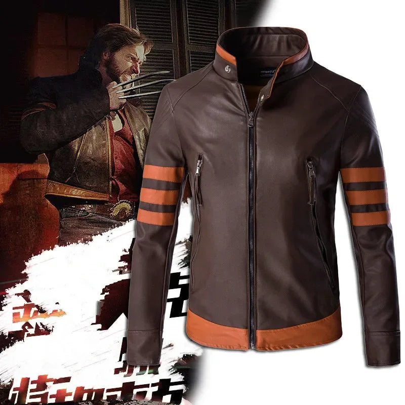 Wolverine-Inspired Leather Jacket