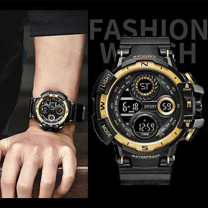 Rugged Digital Watch: Adventure Ready