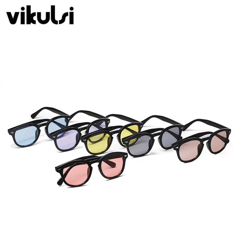 Vikulsi Classic Johnny Depp Round Sunglasses