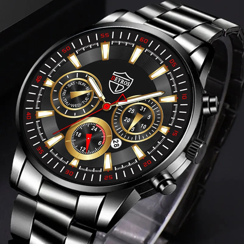 Sleek Stainless Steel Men's Watch