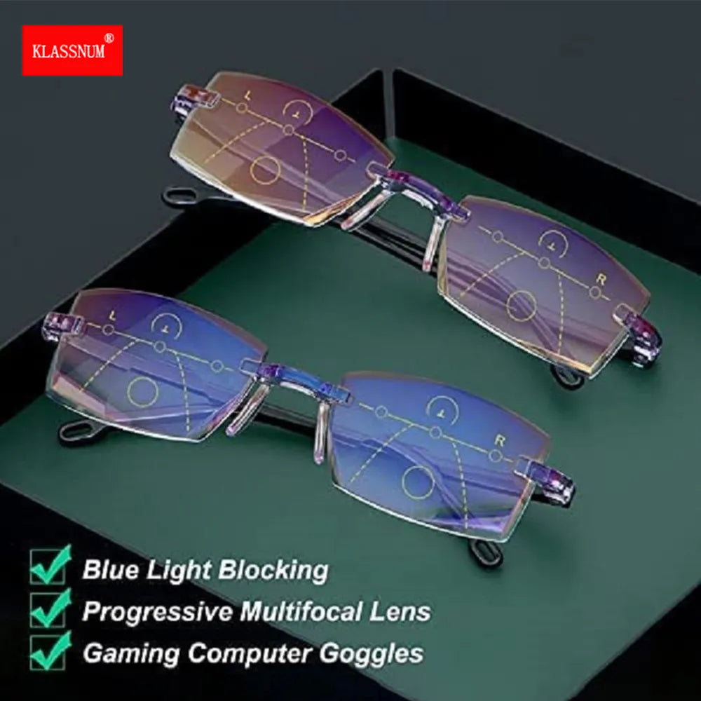 Smart Glasses with Automatic Adjustment - Magnifying Reading Glasses