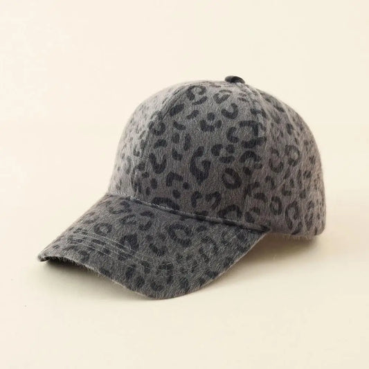 Unleash Your Wild Side: Leopard Print Baseball Cap
