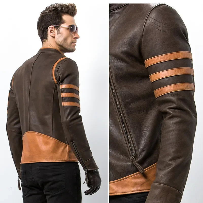Wolverine-Inspired Leather Jacket