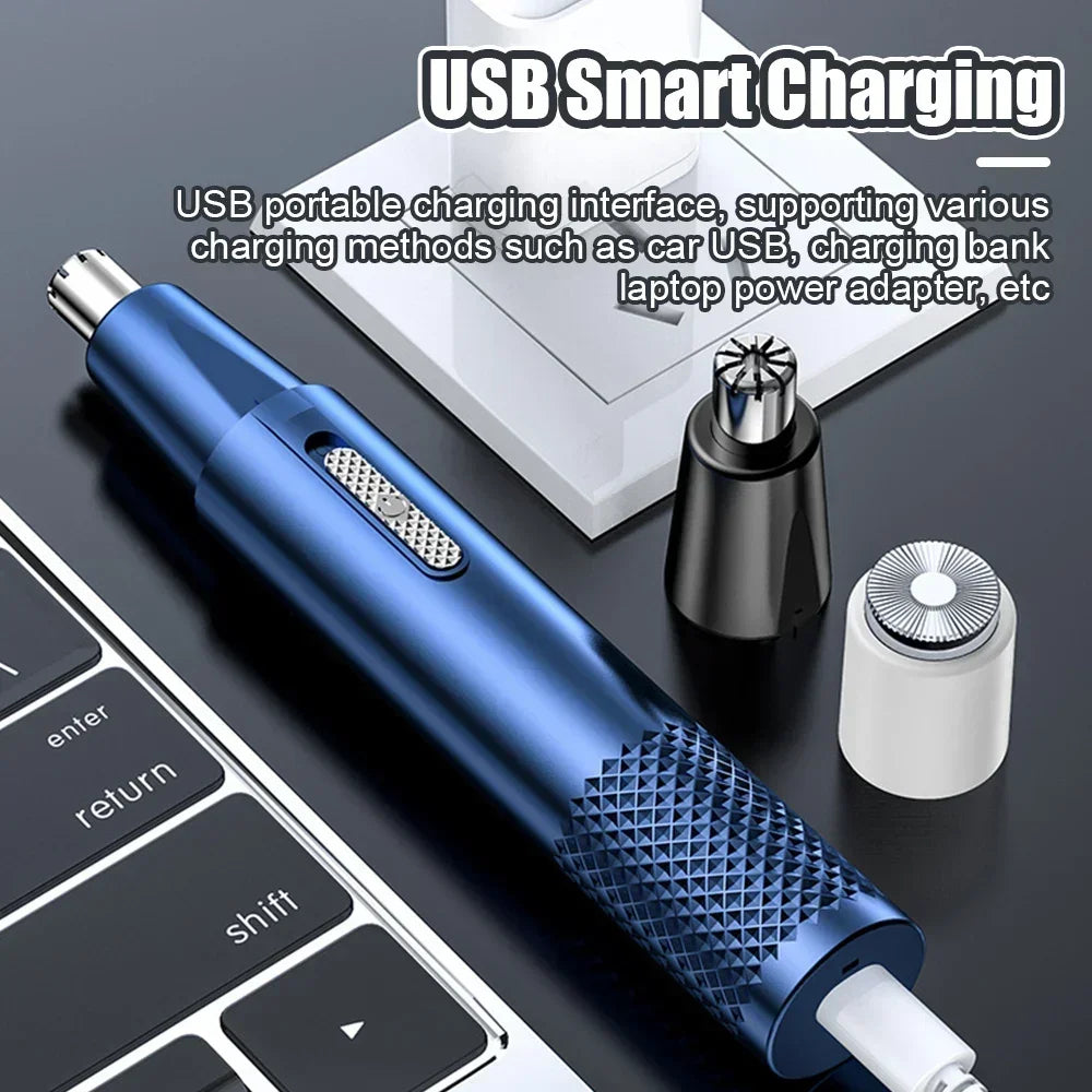 Effortless Grooming with our Rechargeable Electric Nose Hair Clipper