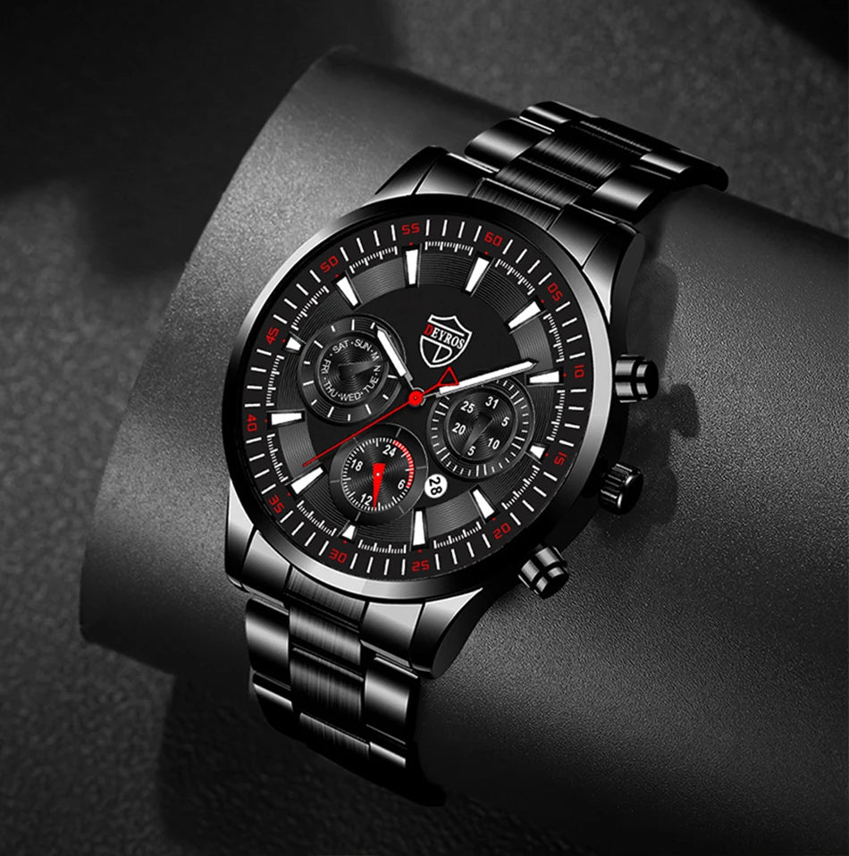 Sleek Stainless Steel Men's Watch