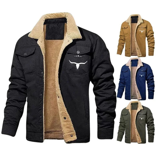 Cozy and Cool: Sherpa-Lined Winter Jacket