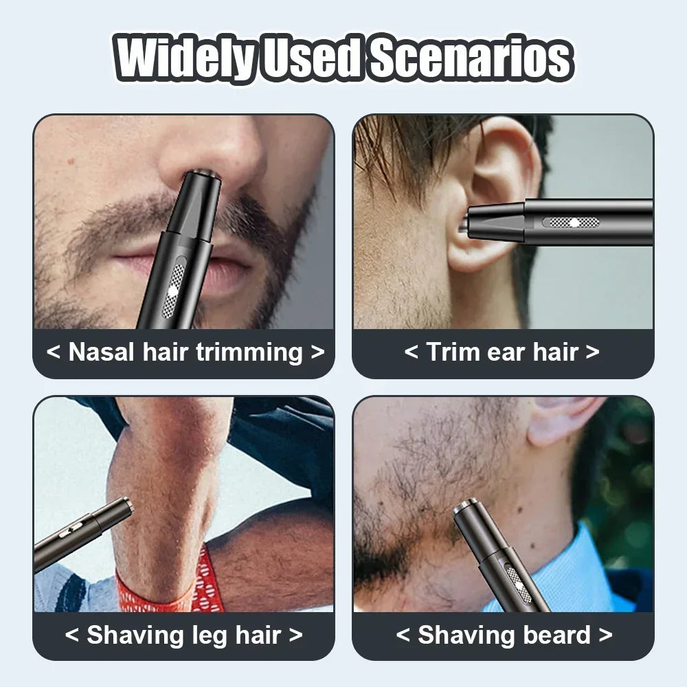 Effortless Grooming with our Rechargeable Electric Nose Hair Clipper