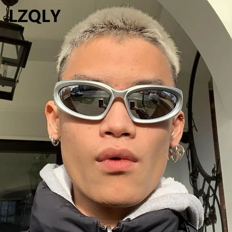Y2K Punk Sports Sunglasses – Unleash Your Vintage Charm