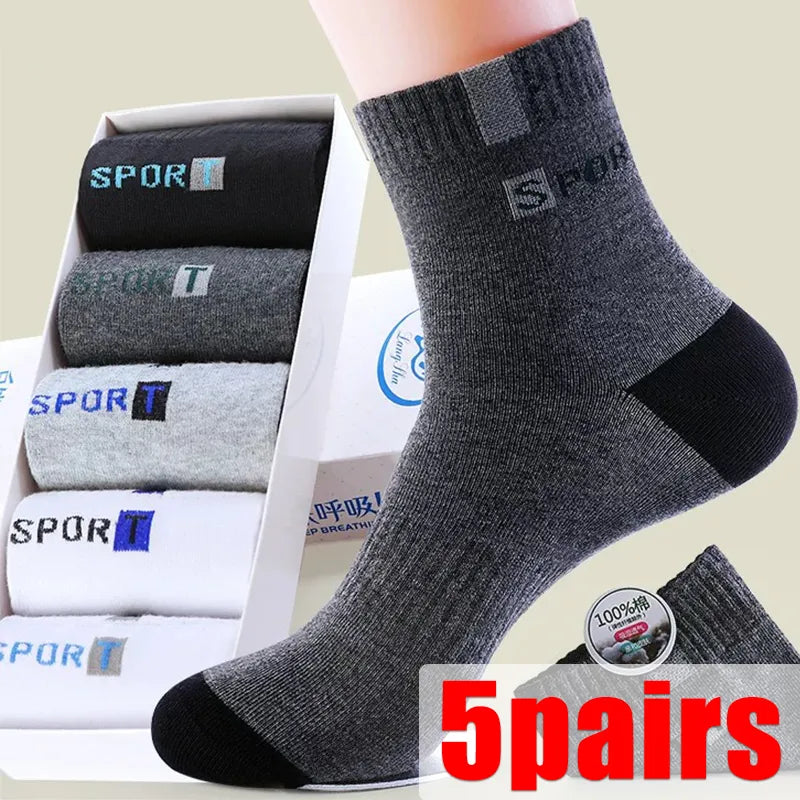 Elevate Your Comfort: 5 pairs of High-Quality Bamboo Socks